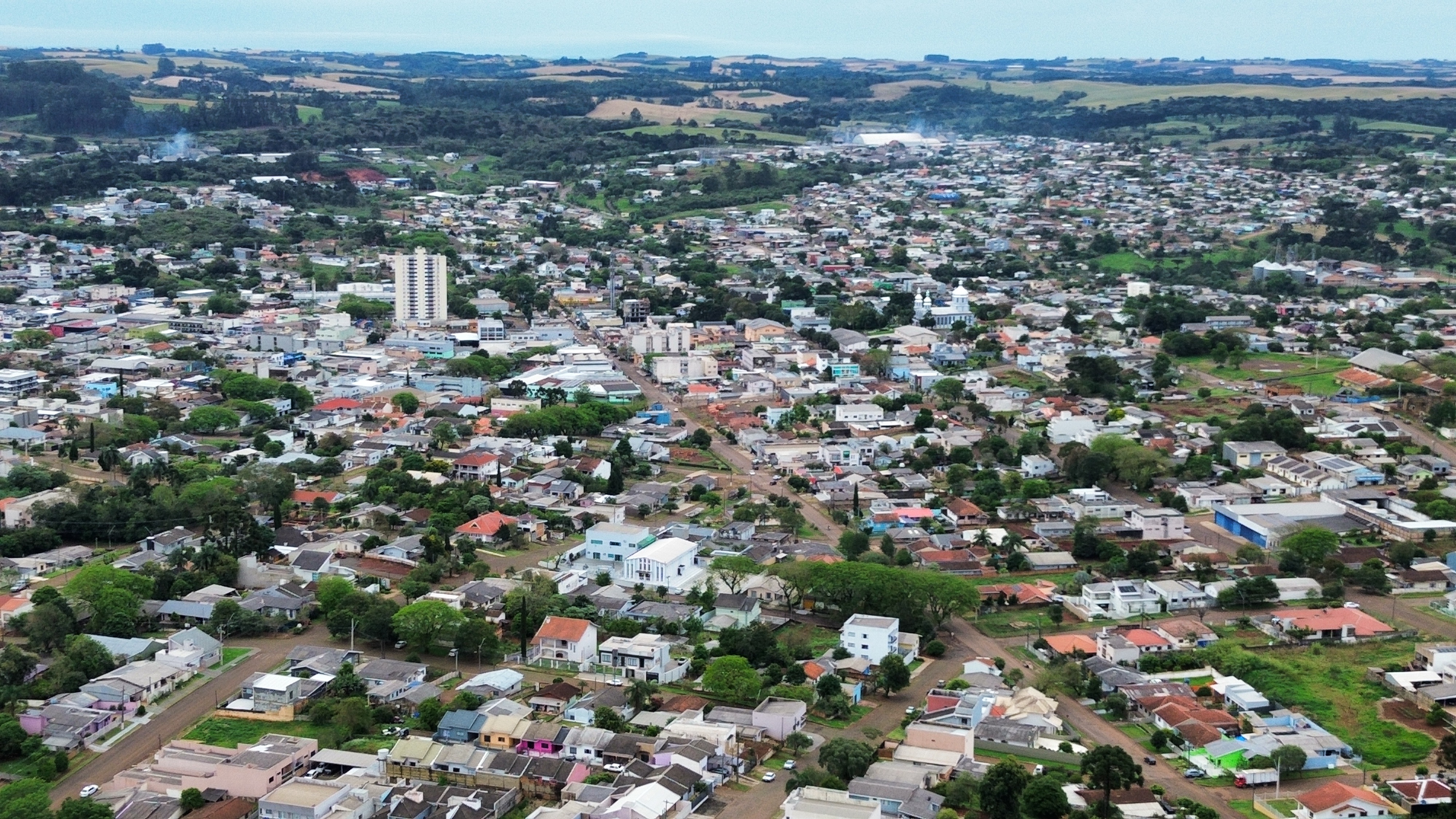 Vista aérea de Pitanga, Paraná